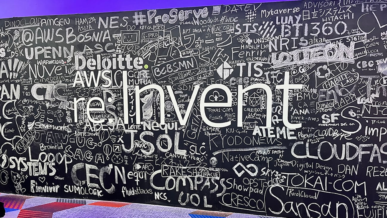 aws reinvent chalk