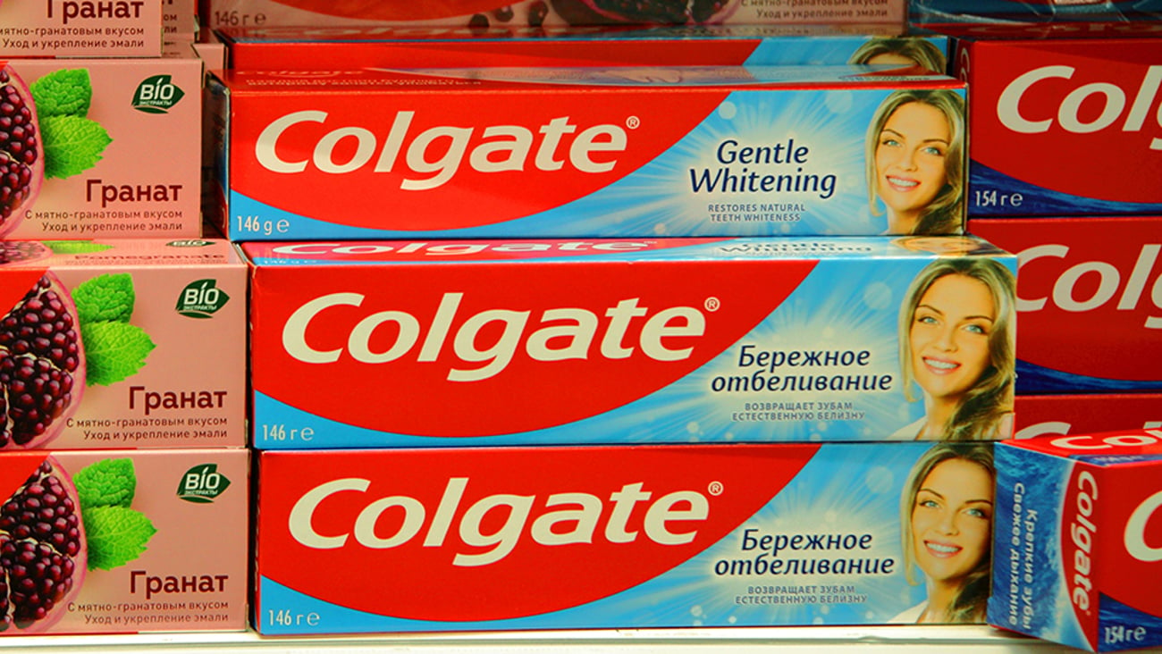 Colgate Palmolive toothpaste