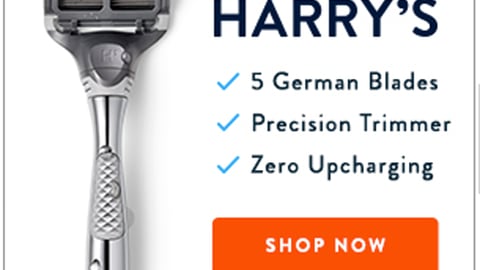 Harry's Display Ad