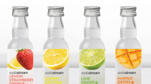 sodastream fruit drops line