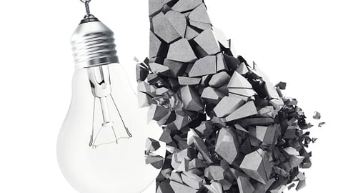 innovation disruption teaser image light bulb