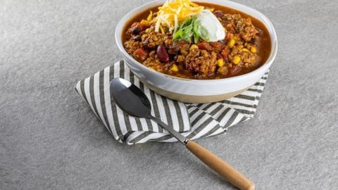 a bowl of food on a plate