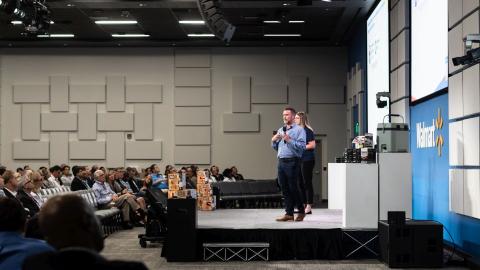 Entrepreneurs gathered across both days of the supplier expo. Credit: Walmart.