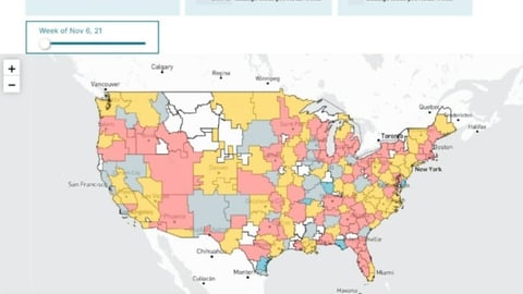 kinsa forecasting tech map