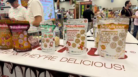 Drizzilicious mini rice cakes represent a flavorful new take on a classic snack.