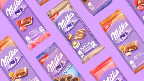 Milka chocolate by Mondelez