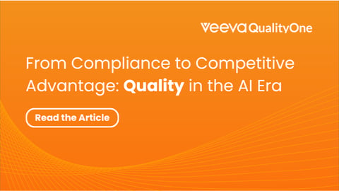 From Compliance to Competitive Advantage: Quality in the AI Era