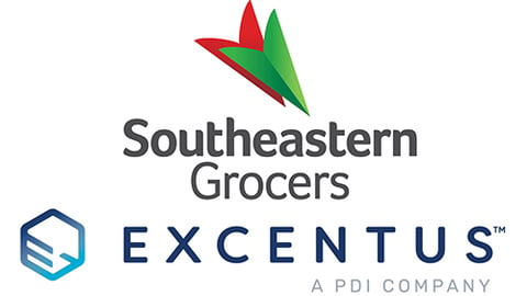 Southeastern Grocers and Excentus logos