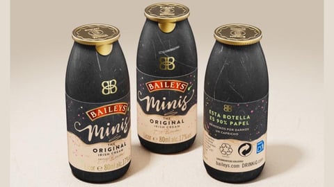 Diageo paper-based bottles