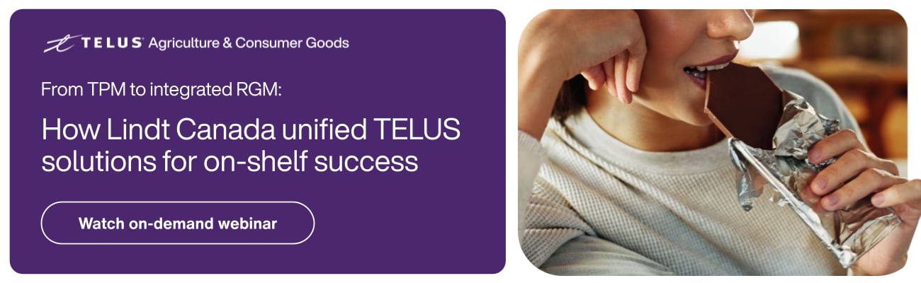 From TPM to integrated RGM: How Lindt Canada unified TELUS solutions for on shelf success