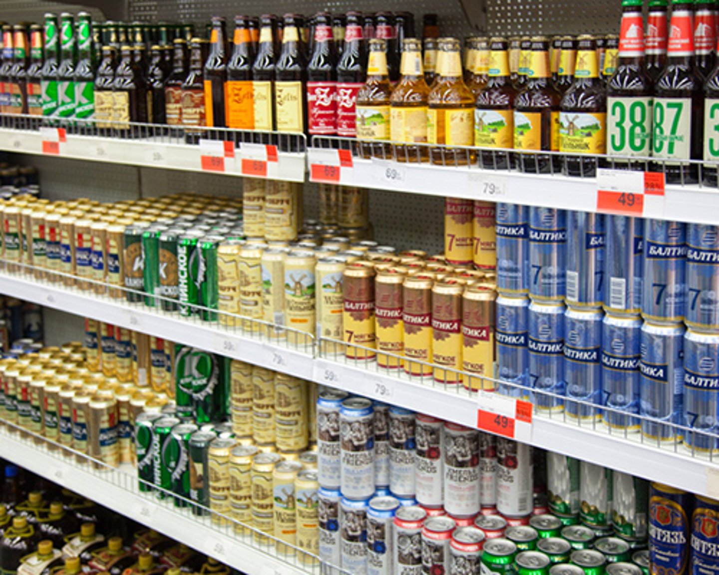 a store filled with lots of food