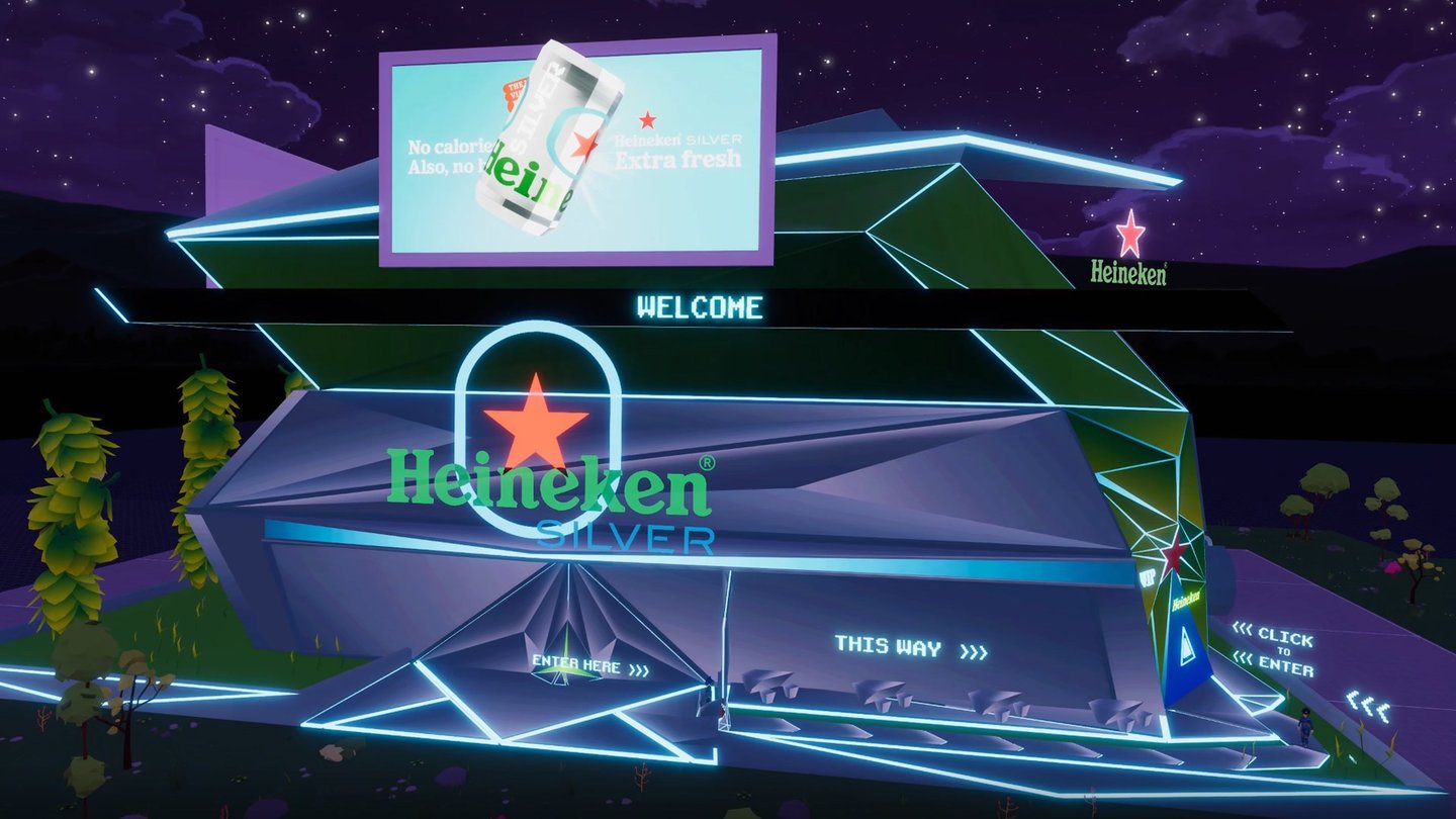 Heineken Silver metaverse stage