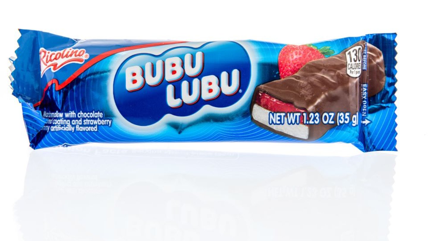 Ricolino brand chocolate bar Bubu Lubu