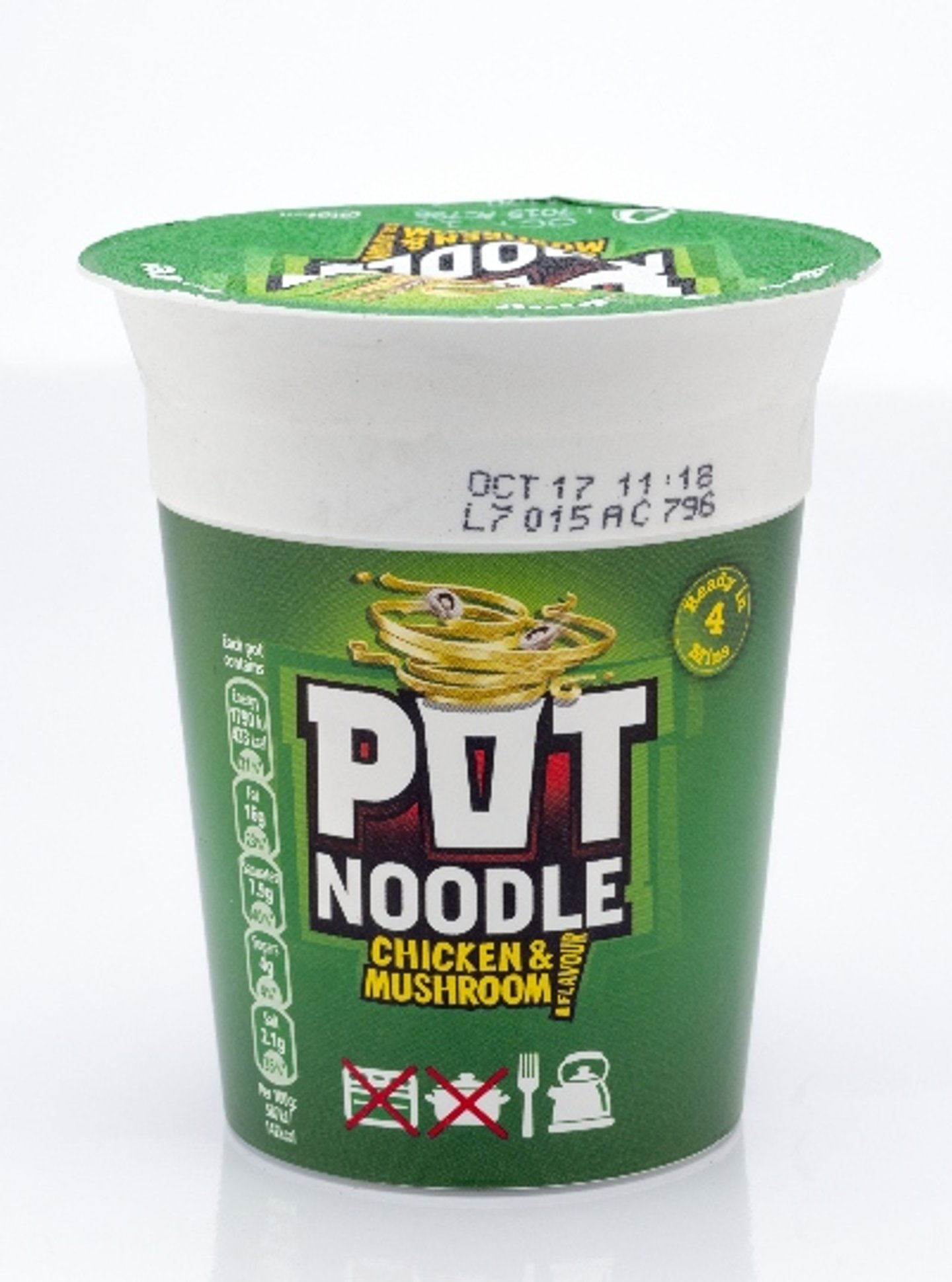 pot noodle interior