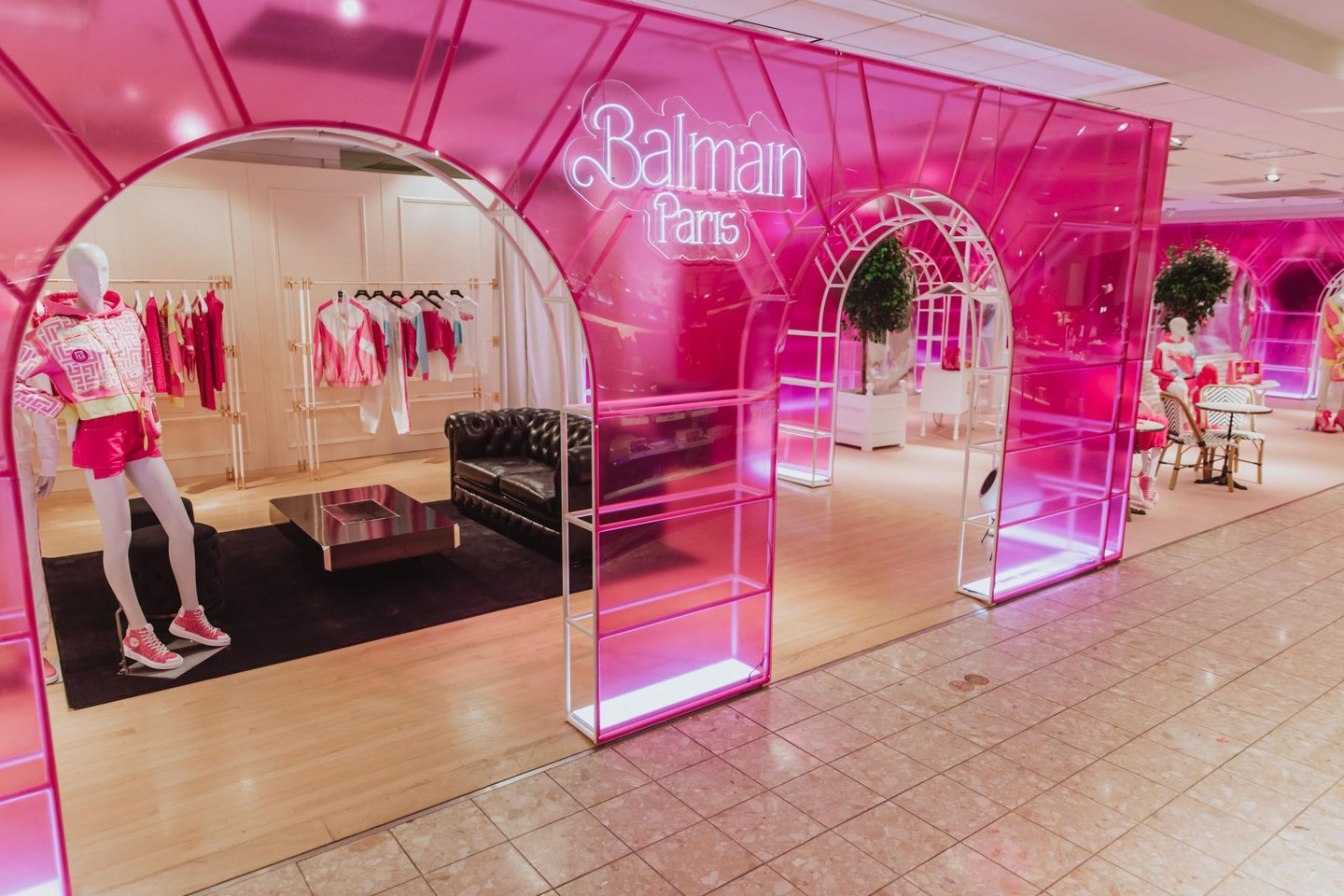 Balmain X Barbie Pop-Up at Neiman Marcus NorthPark Center