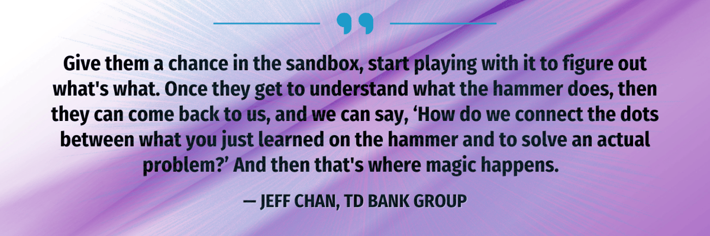 Jeff TD Bank Quote