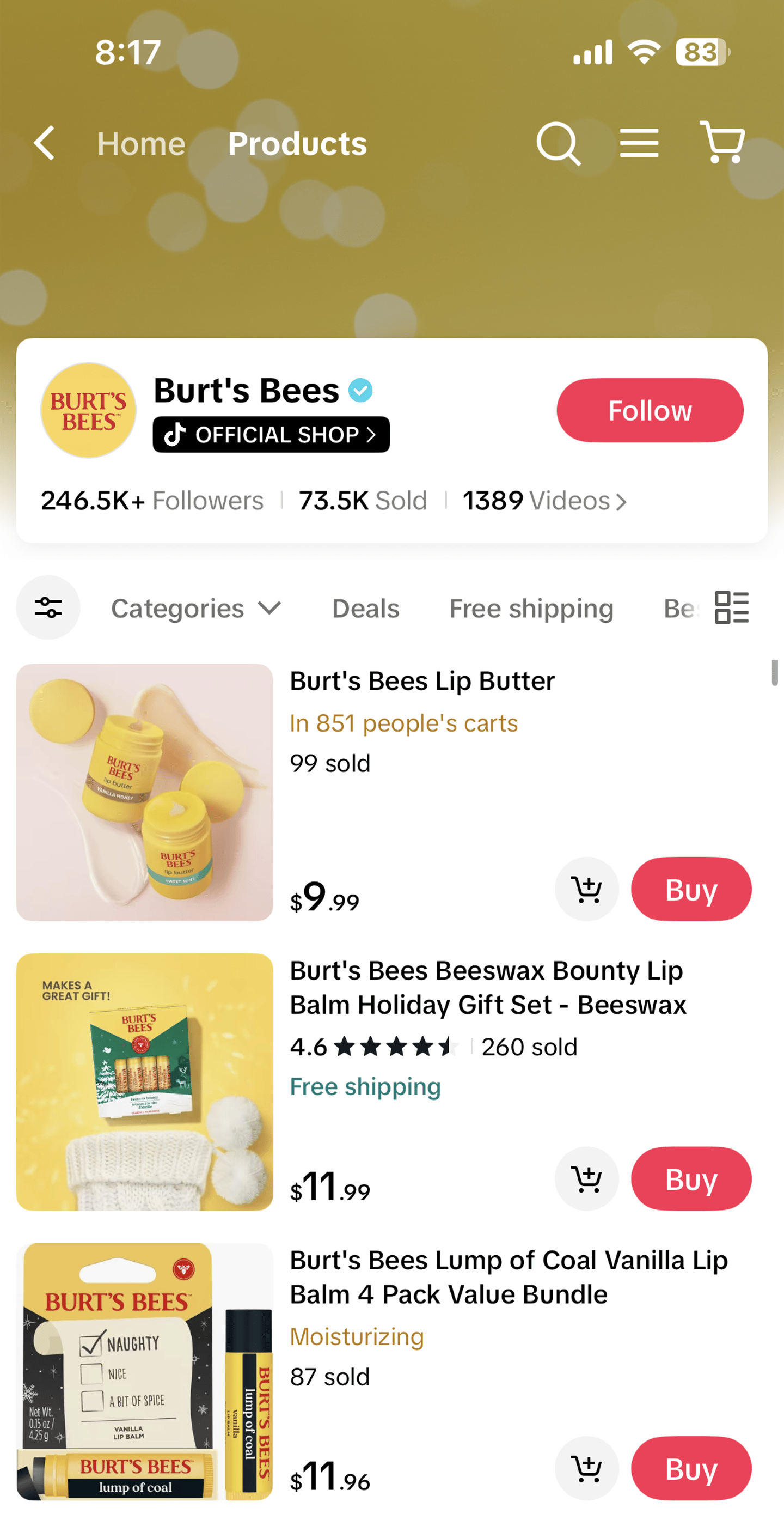Burt's Bees
