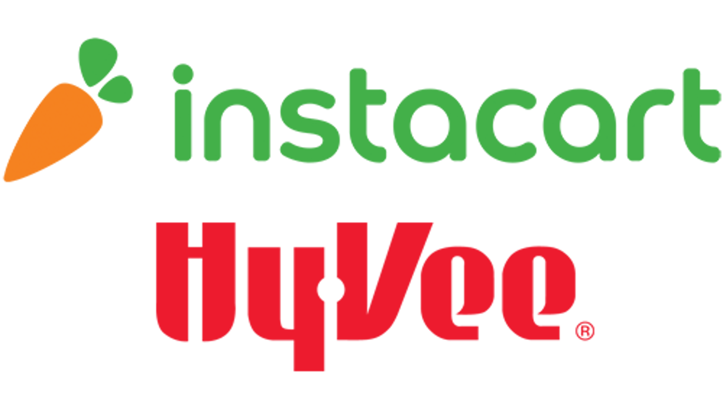 Instacart and HyVee logos