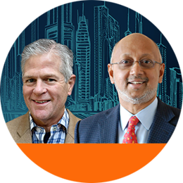 Prof. Venkat Venkatraman and Ed Van Siclen