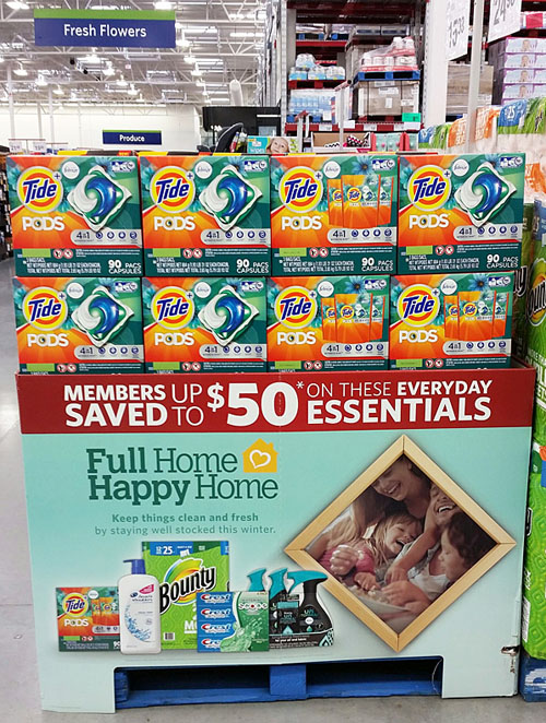 Sam's Club 'Full Happy Home' Display