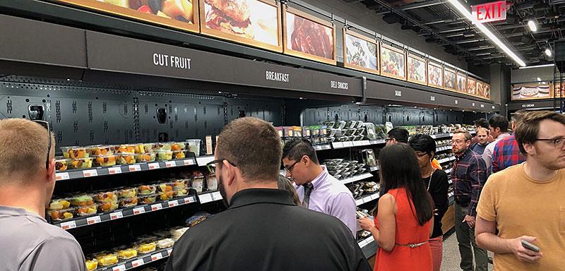 Amazon Go packaged fresh foods