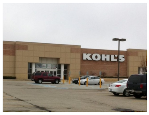Kohl's storefront Kohl's storefront