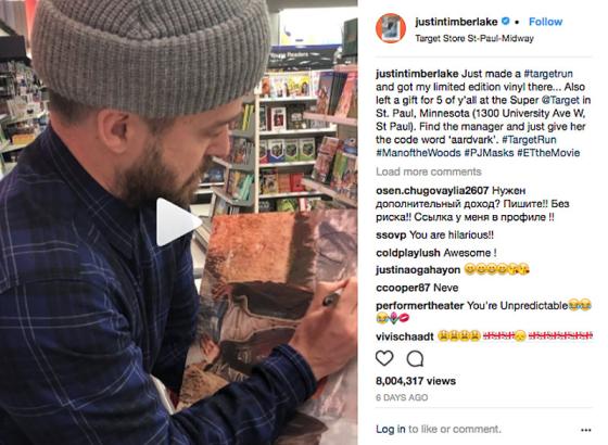 Justin Timberlake Surprises Target Shoppers Path To