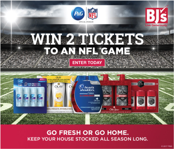 bjs and p g go fresh for football season path to bj club house