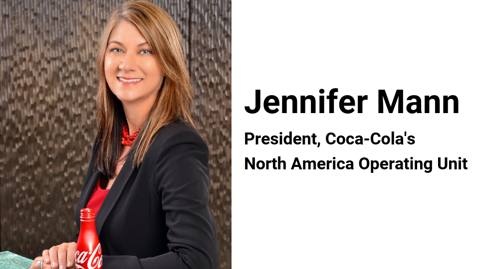 CocaCola Taps Jennifer Mann as President of Its North America