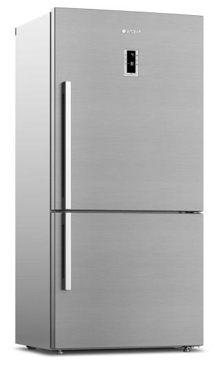 a close up of a refrigerator