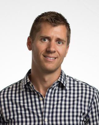 a man looking at the camera