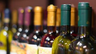 wine bottles