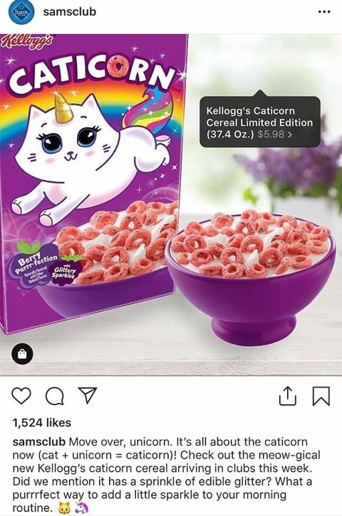 Kellogg, Sam's Club Leverage Instagram to Plug New Cereal | Consumer Goods  Technology