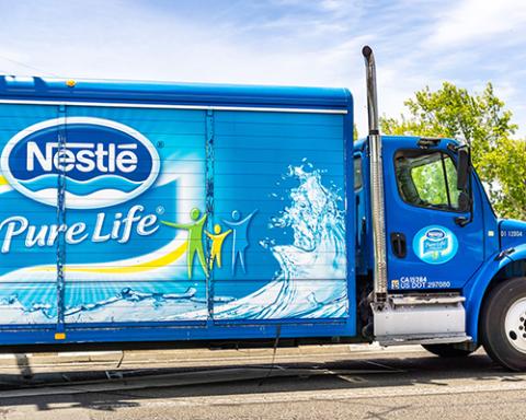 Consumer stockpiling stemming from the spread of COVID-19 helped boost Nestle SA sales in the first quarter.