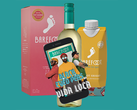 Barefoot has teamed with the Black Eyed Peas for its first augmented reality-powered marketing campaign.