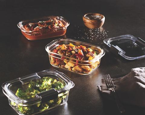Rubbermaid's Brilliance Glass portable food storage containers