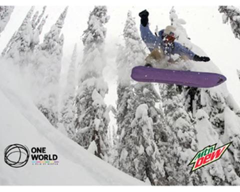 green burton snowboard