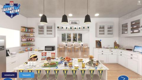 a kitchen filled with lots of counter space