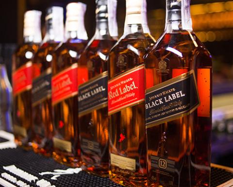 Diageo will research a new coating for its Johnnie Walker bottles to reduce micro-cracks in the glass surface. Editorial credit: pil76 / Shutterstock.com