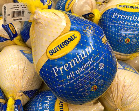 The supply chain disruptions affecting this year’s Thanksgiving meal began at the start of the pandemic when many food processing facilities were forced to operate well below capacity. Editorial credit: Sheila Fitzgerald / Shutterstock.com
