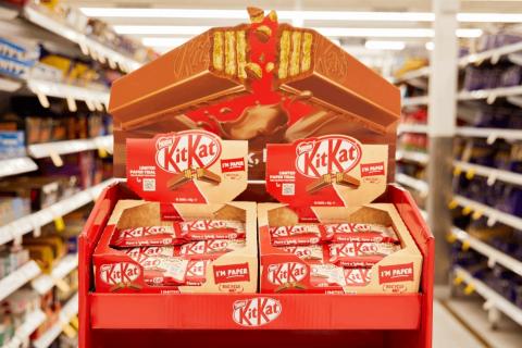 paper packaging kit kat