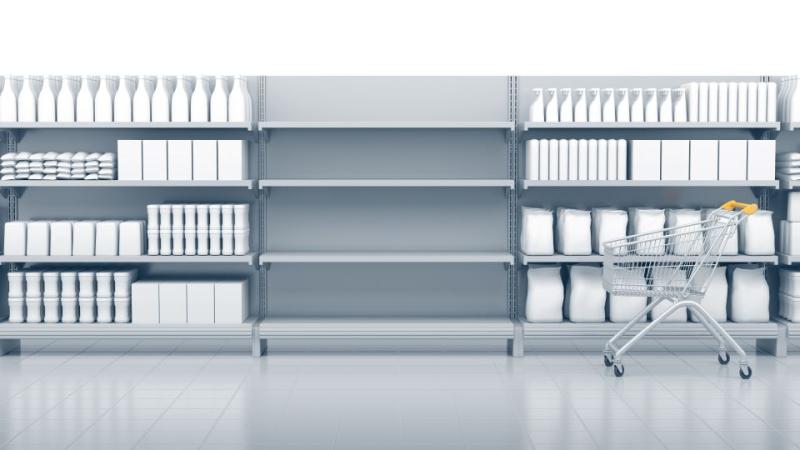 Stock outs lead to empty shelves